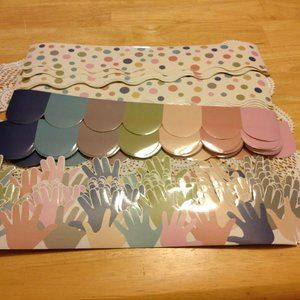 Boho peel-off border strips